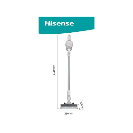 Безкабелна Вертикална Прахосмукачка Hisense HVC6133W